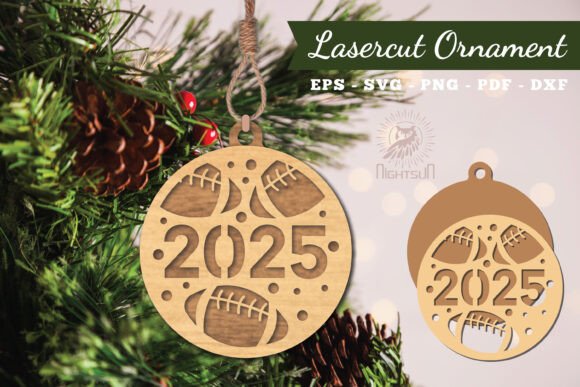 2025 American Football Laser Cut for Ornaments & Laser Cutting