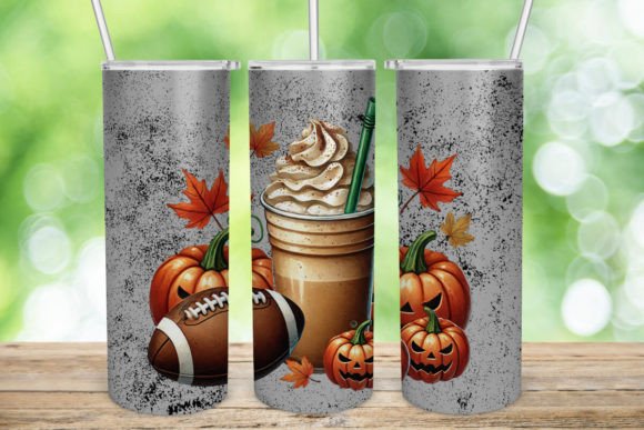 Pumpkin Halloween Tumbler, Coffee PNG Graphics & Tumbler Wraps