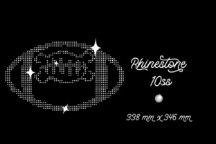 Rhinestone Template American Football Design 338x346 Mm