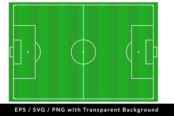 Soccer Field Graphics and Illustrations for Branding