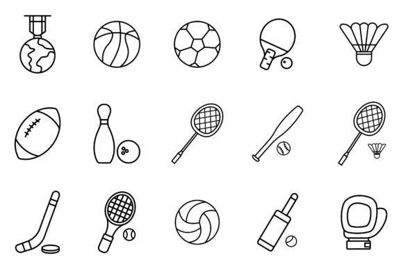 Sport Set Icon: A Designer’s Review for Embroidery